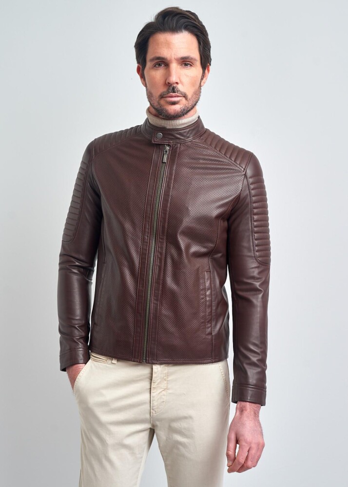 Alexandre Men's Genuine Leather Jacket - 1