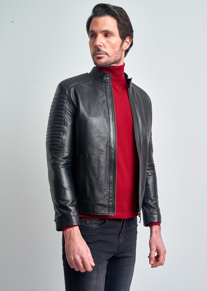 Alexandre Men's Genuine Leather Jacket - 5