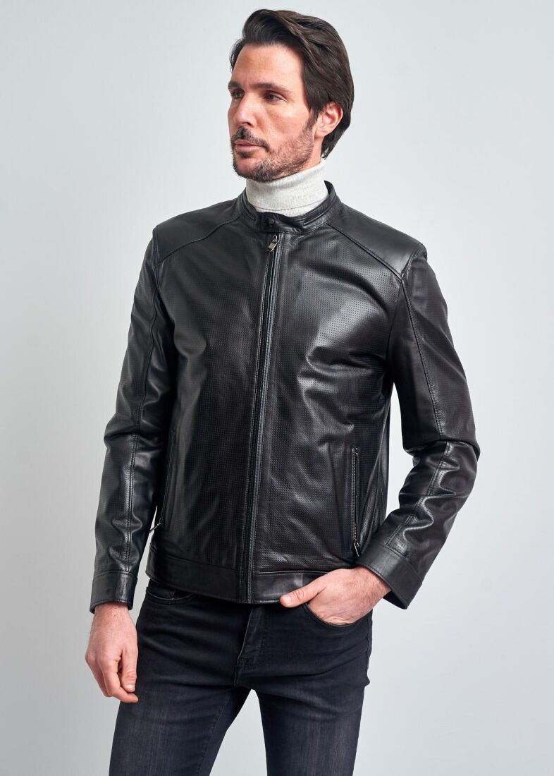 Alphonse Sport Genuine Leather Jacket - 2