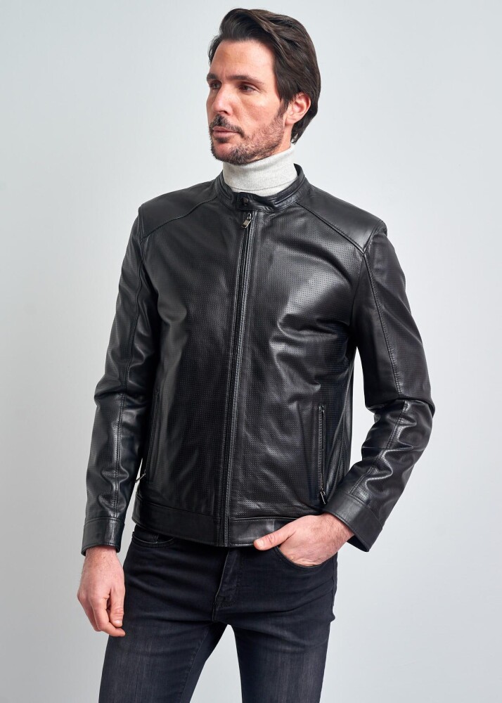 Alphonse Sport Genuine Leather Jacket - 3