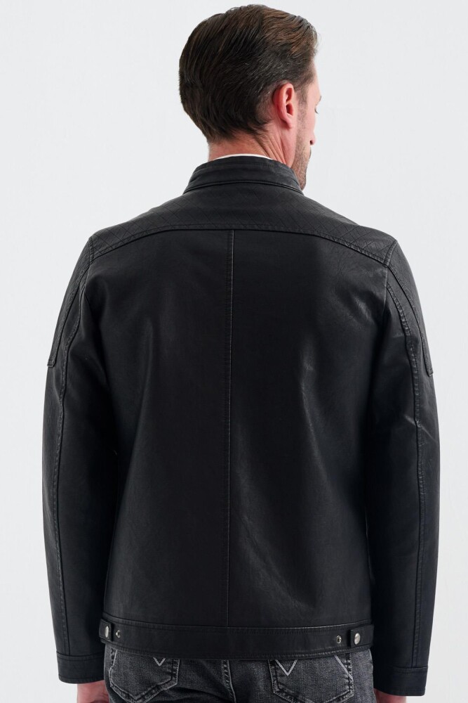 Hadrien Erkek Suni Deri Mont - 4