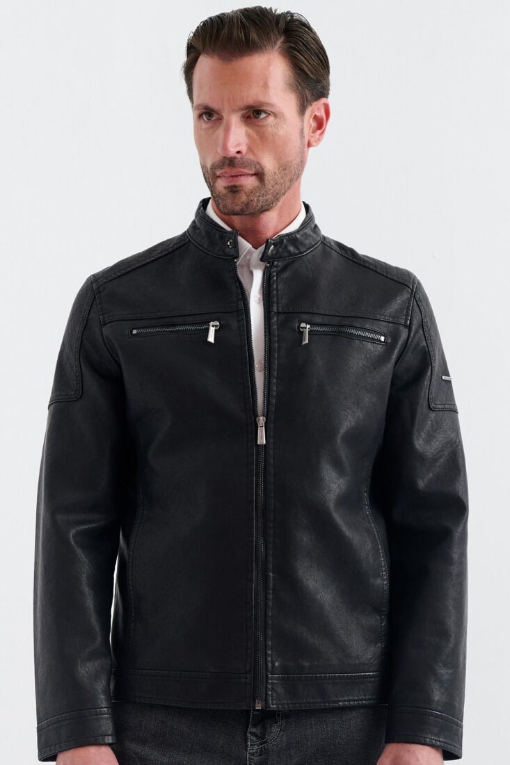 Hadrien Erkek Suni Deri Mont - 1