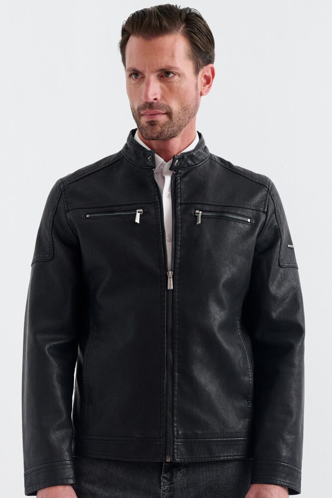 Hadrien Erkek Suni Deri Mont - Pierre Cardin