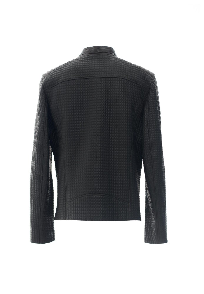 MARCEL ELITE DESIGN MEN'S GENUINE LEATHER JACKET, REGULAR FIT, ZIPPERED - Pierre Cardin (1)