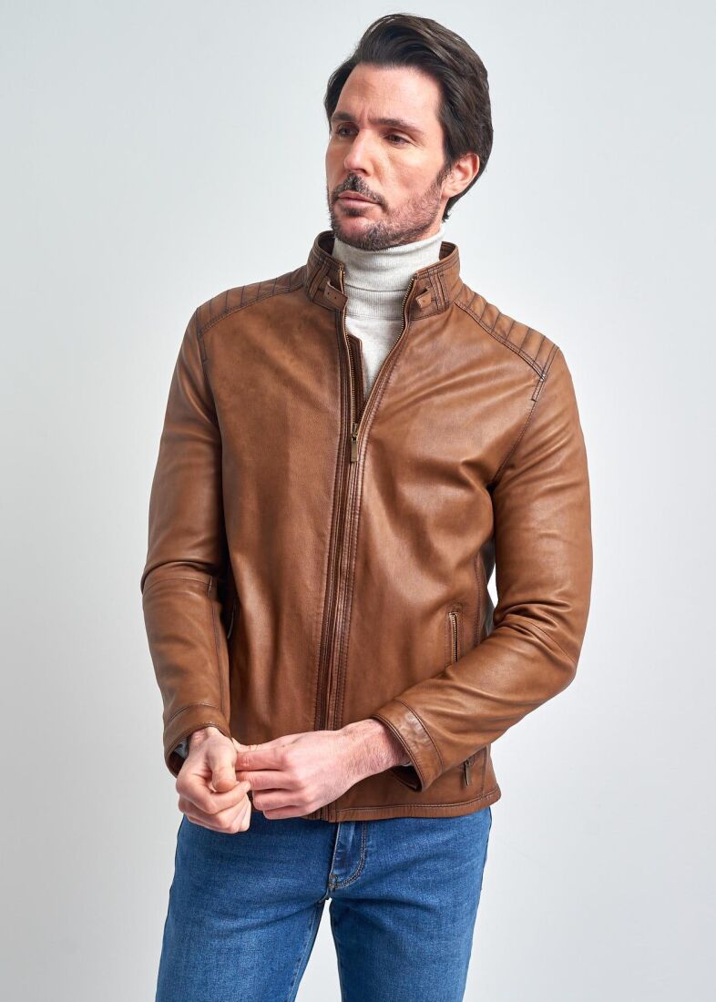 Mathieu Elite Men's Genuine Leather Jacket - 1
