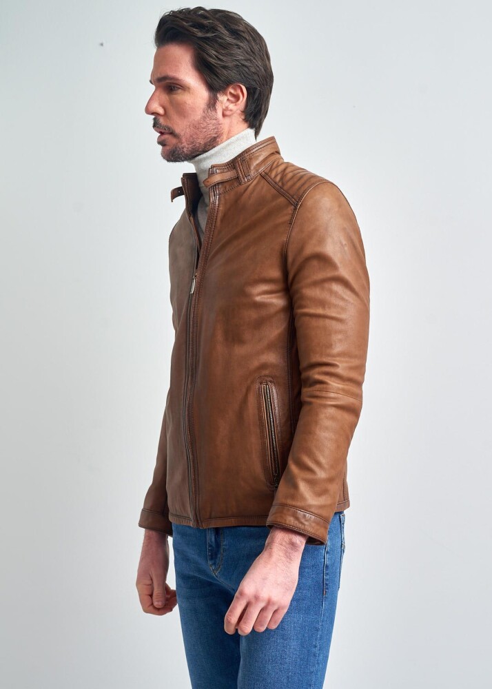 Mathieu Elite Men's Genuine Leather Jacket - 5