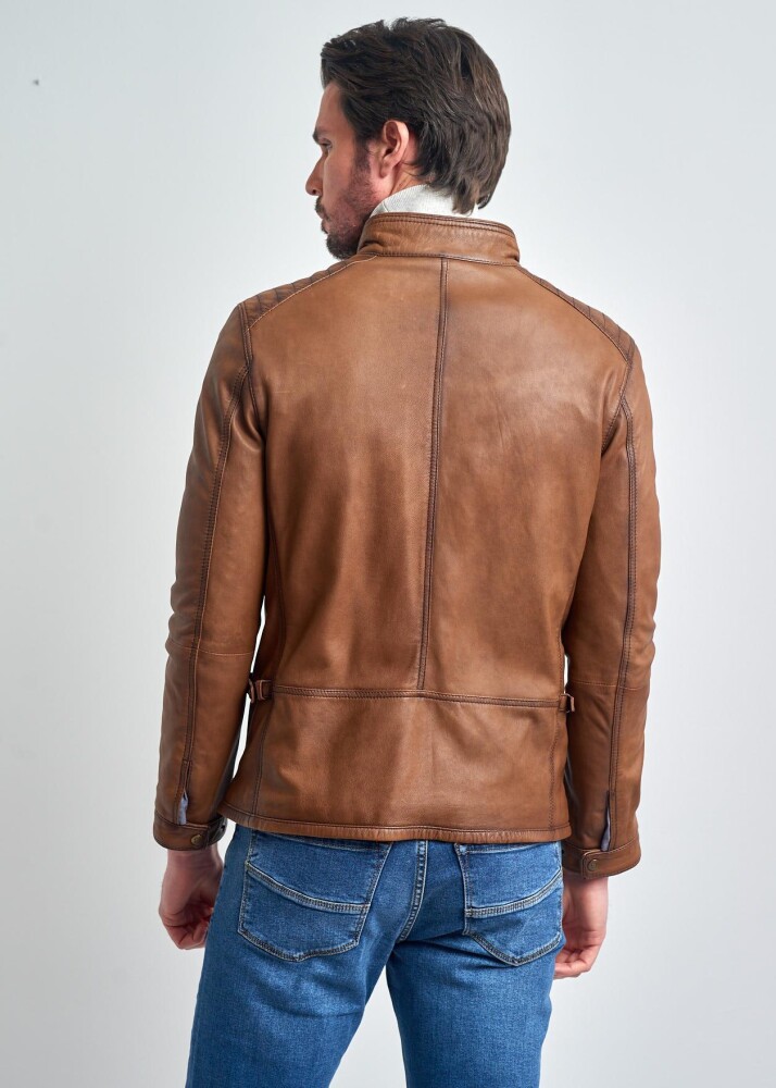 Mathieu Elite Men's Genuine Leather Jacket - 7