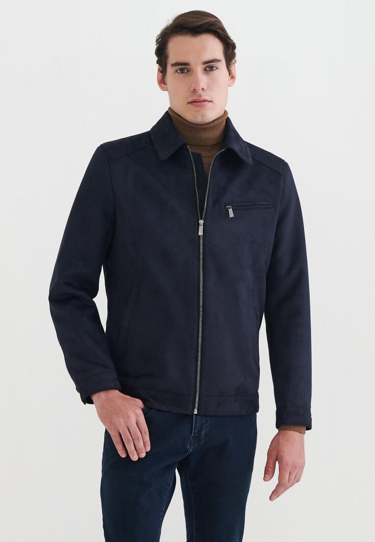 Mathis Zippered Faux Leather Jacket - 2