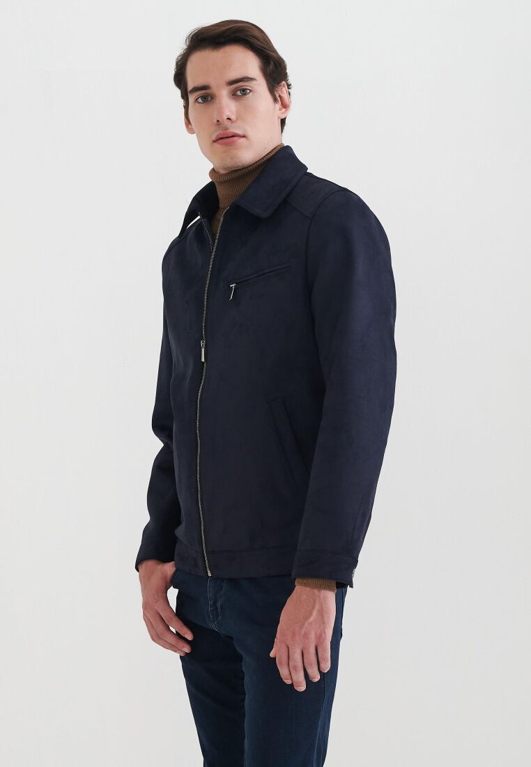 Mathis Zippered Faux Leather Jacket - 3