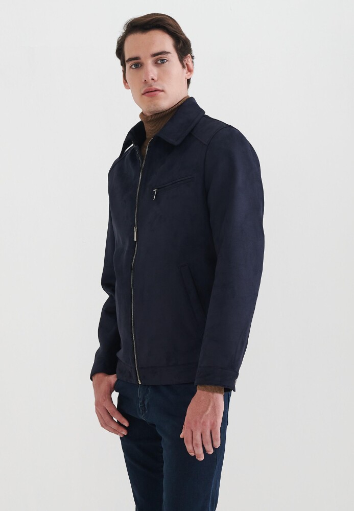 Mathis Zippered Faux Leather Jacket - 3
