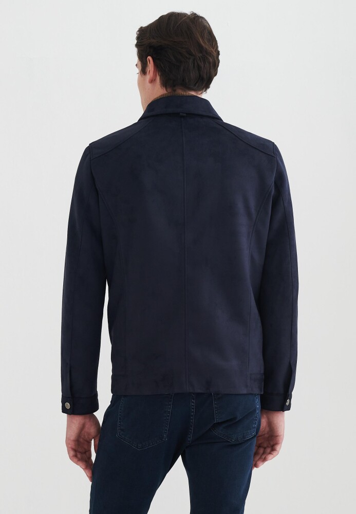 Mathis Zippered Faux Leather Jacket - 5