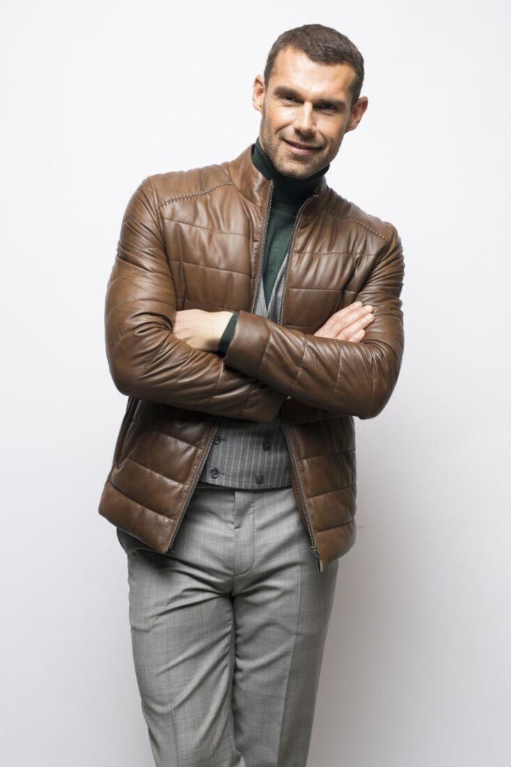 MEN'S LEATHER JACKET - 1