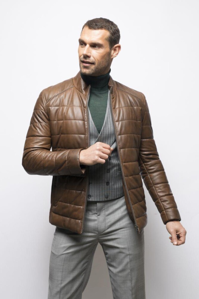 MEN'S LEATHER JACKET - 3