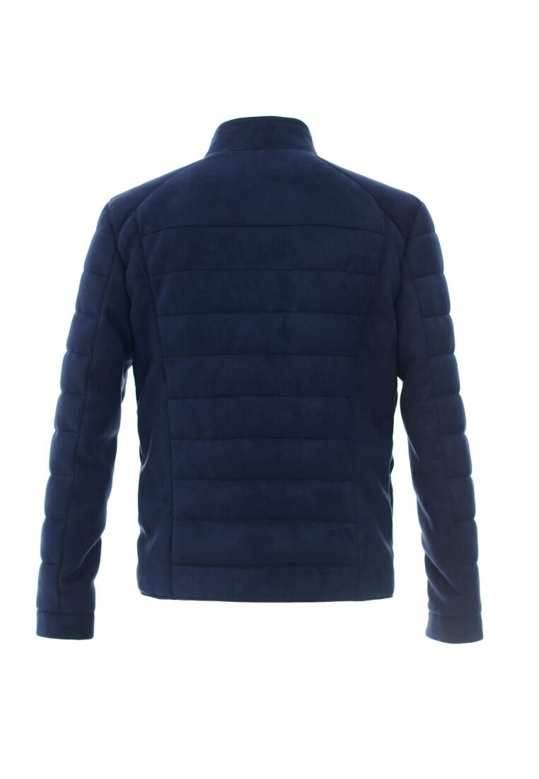 OLIVIER MODERN LEATHER COAT, STAND COLLAR, POCKETS DETAILED MEN'S FAUX LEATHER JACKET - 8