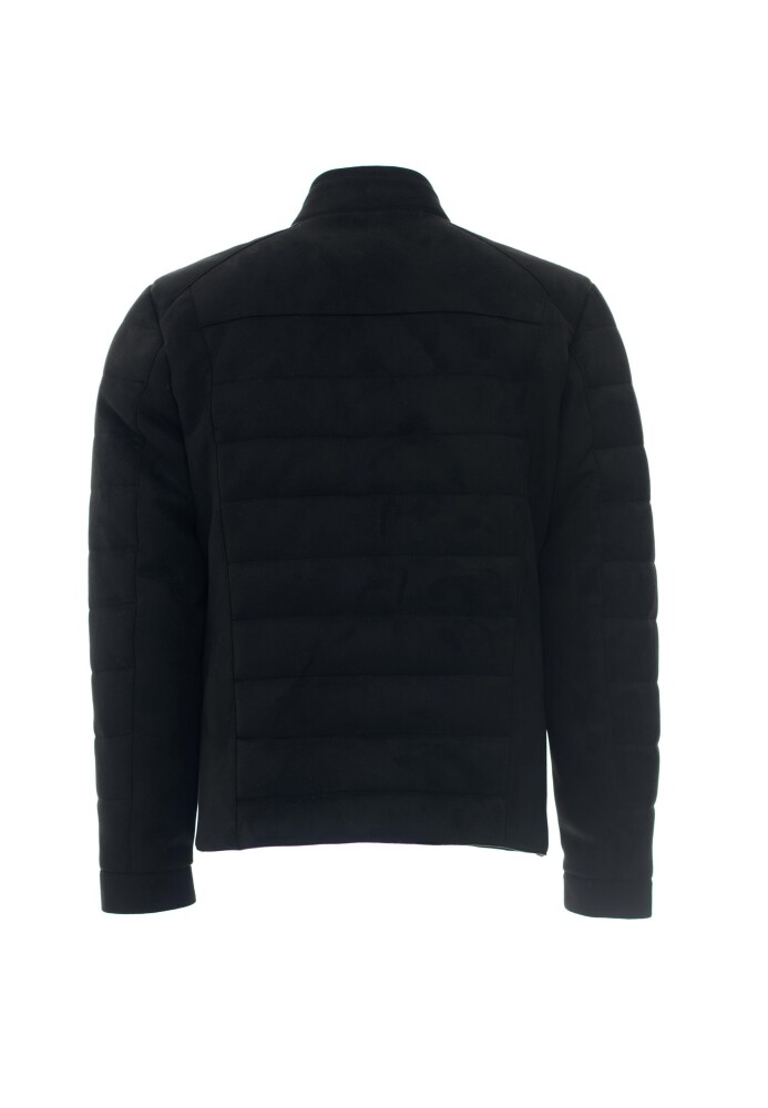 OLIVIER MODERN LEATHER COAT, STAND COLLAR, POCKETS DETAILED MEN'S FAUX LEATHER JACKET - 14
