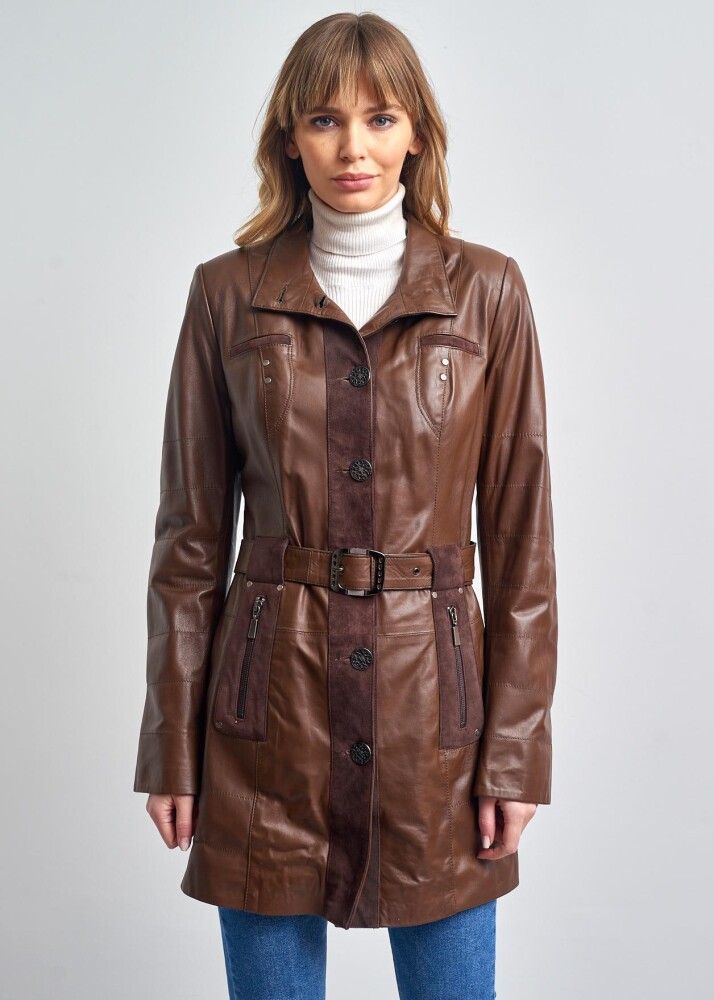 Bayan Deri Ceket - 6