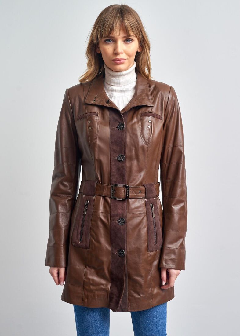 Bayan Deri Ceket - 6