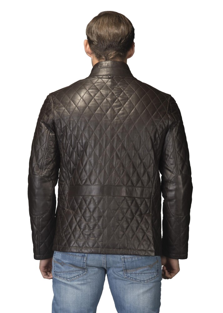 PIERRE CARDIN MEN'S LEATHER COAT - 6