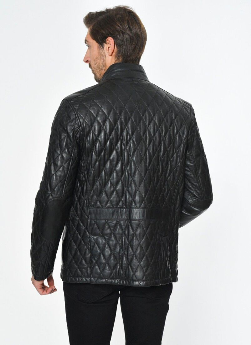 PIERRE CARDIN MEN'S LEATHER COAT - 8