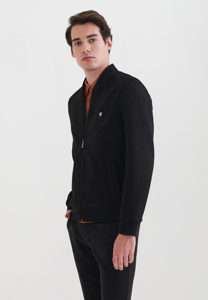 ROUL CLASSIC ZIPPERED REGULAR FIT MEN'S FAUX LEATHER COAT - Pierre Cardin