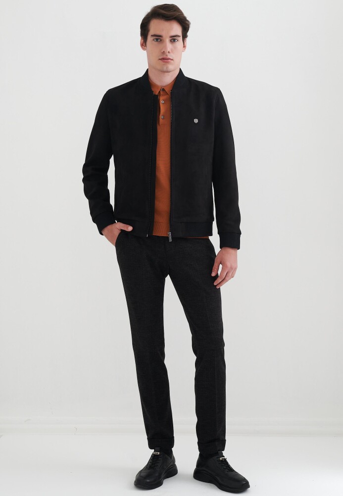 ROUL CLASSIC ZIPPERED REGULAR FIT MEN'S FAUX LEATHER COAT - Pierre Cardin (1)