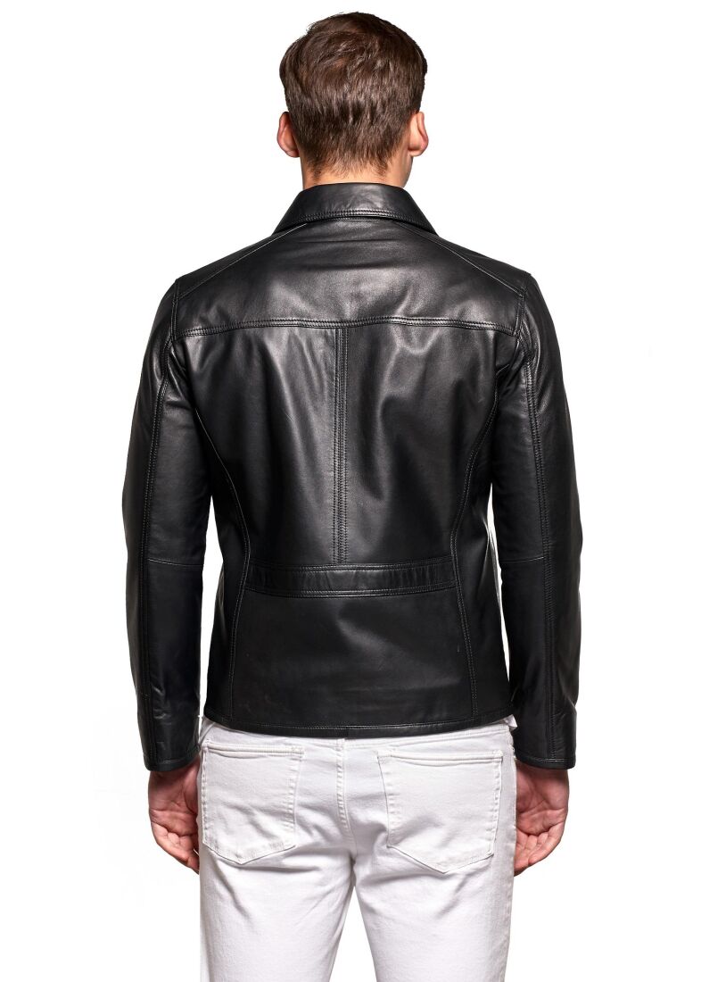 THIBAULT CLASSIC CUT MEN'S LEATHER JACKET - 3